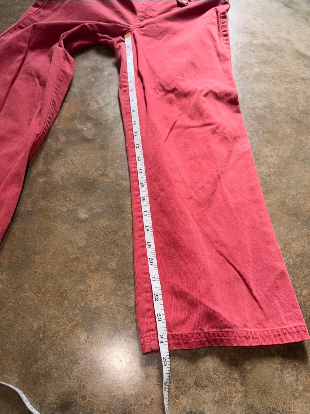 Tommy Hilfiger Women’s Vintage 90’s Y2K Red Chino Straight Ankle Pants - Size 4 - Picture 5 of 9